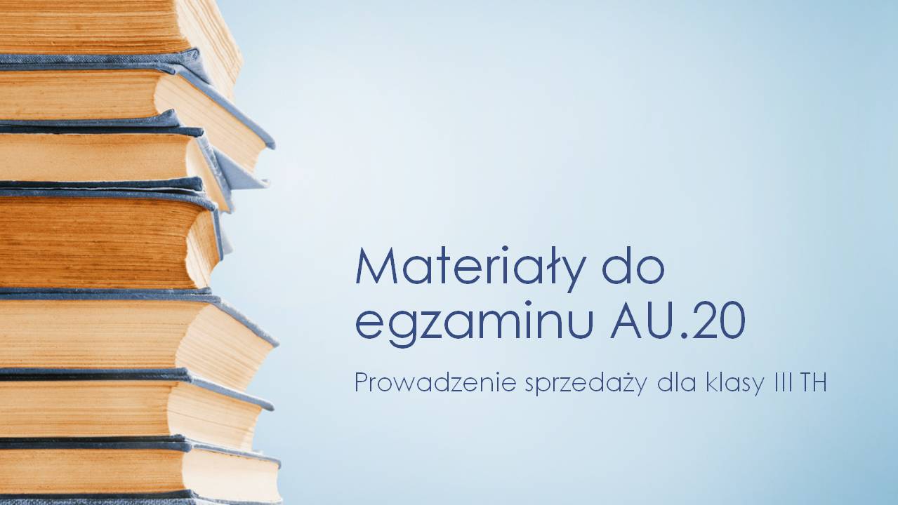 Materiay do egzaminu AU